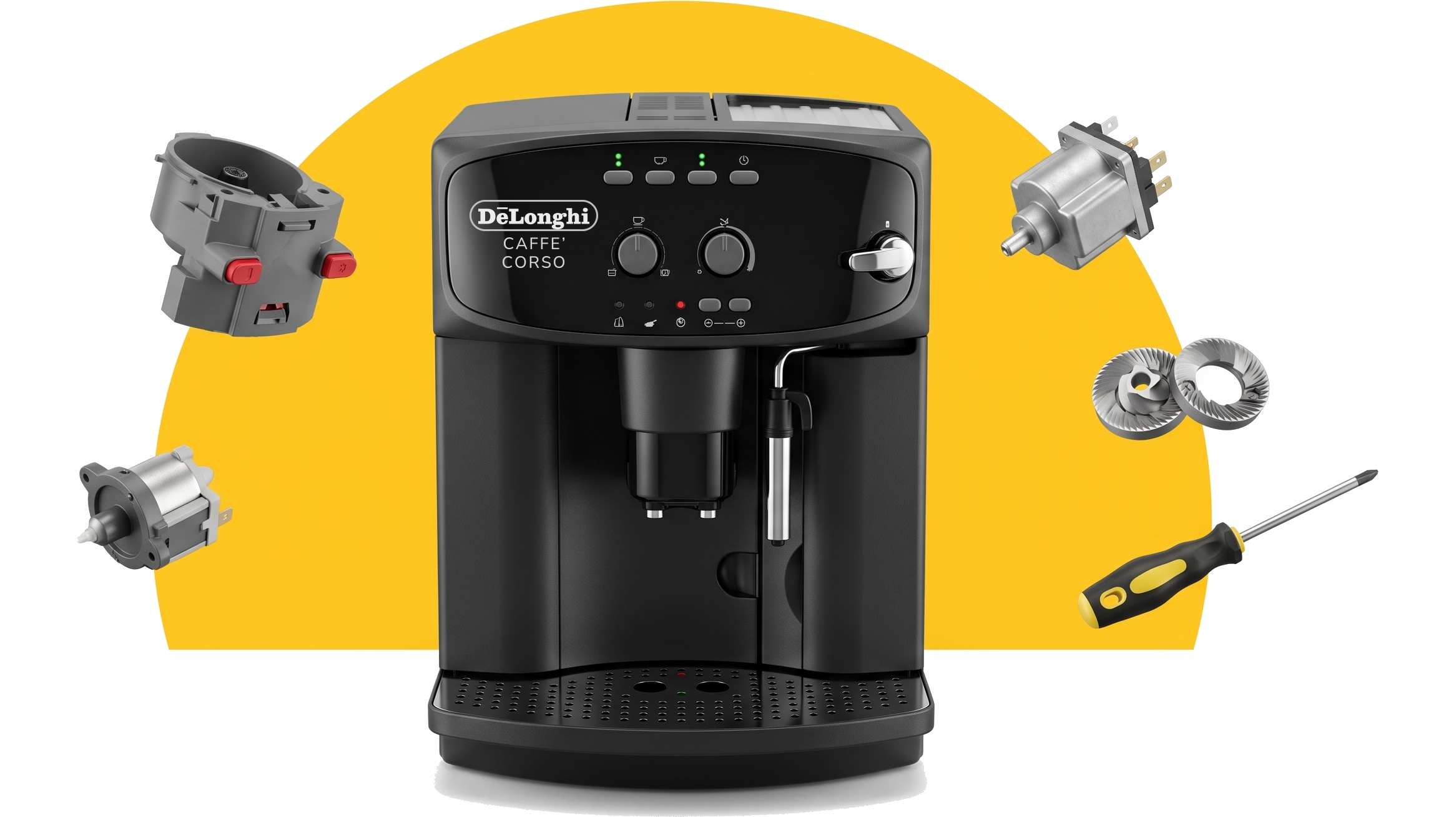 Ремонт кофемашины DeLonghi Caffe Corso ESAM 2600 в Москве