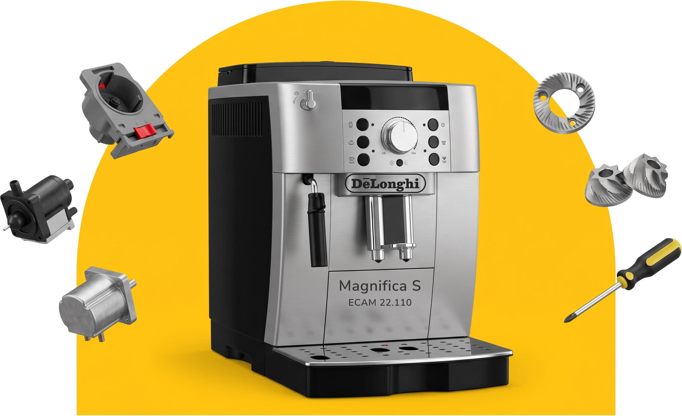 Ремонт кофемашины DeLonghi Magnifica S ECAM 22.110 в Москве