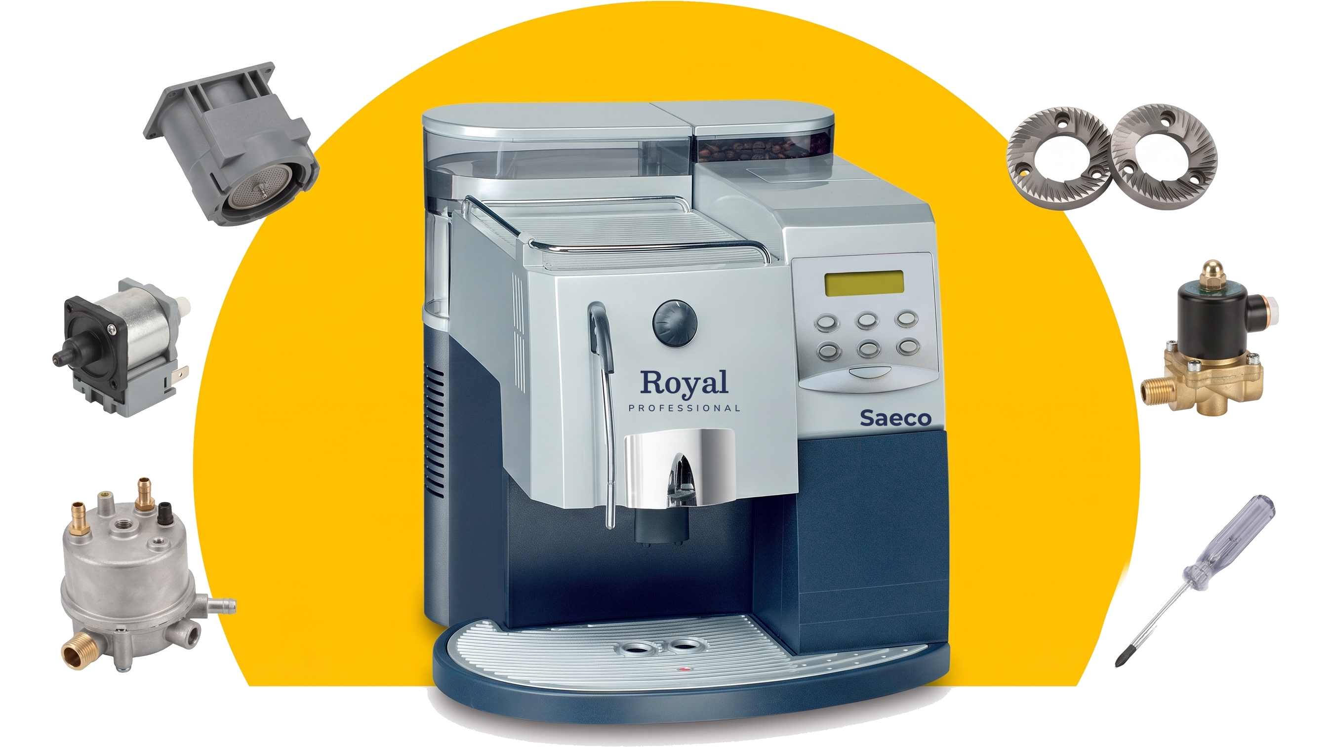 Ремонт кофемашины Saeco Royal Professional в Москве